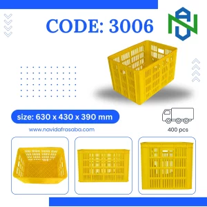 Plastic Crate – Code 3006