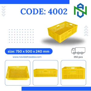 Plastic Crate – Code 4002