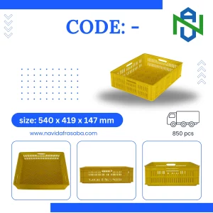 Plastic dairy (milk) crate